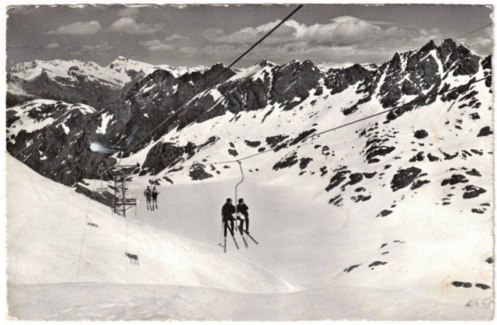 Ansichtskarten: Verbier - Sessellift Lac de Vaux – Gebraucht aus Binningen von Mountainrider