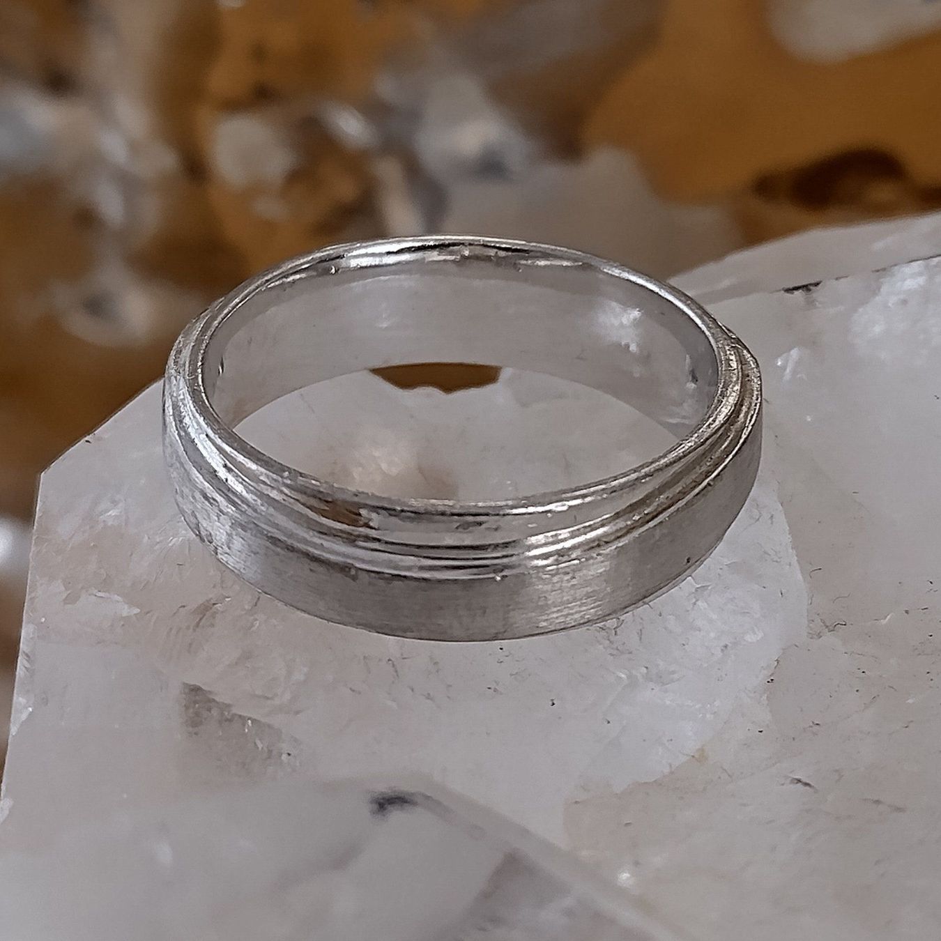 Ringe: RING KLASSISCH IN 925 SILBER RHODINIERT – Gebraucht aus Romanshorn von Glitzer-Paradies 4