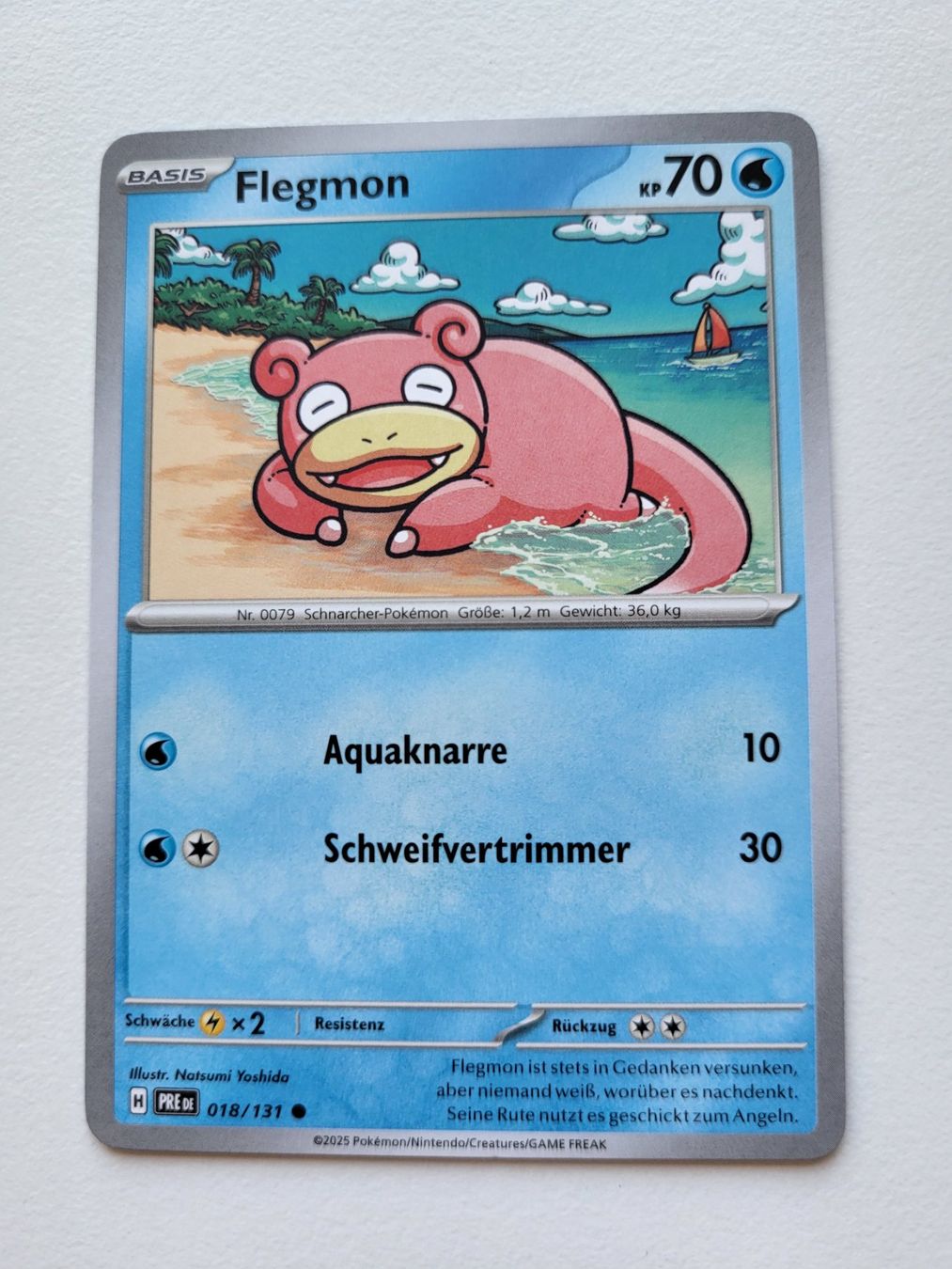 Pokémon Carte collezionabili: Flegmon / Slowpoke (Prismatic Evolutions 018/131) – Usato da Erlenbach ZH venduto da ram_mjn5