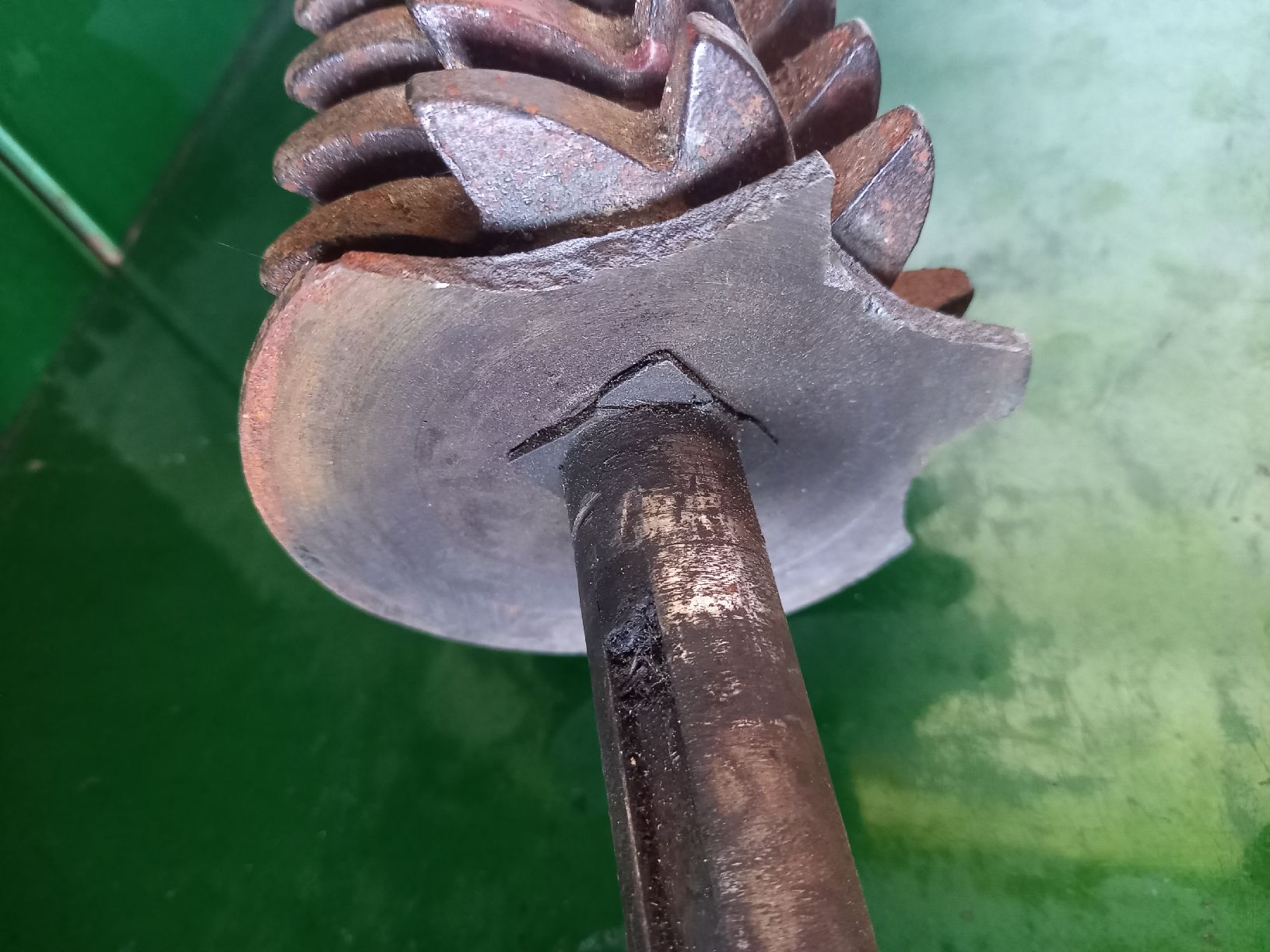 Sculture & Statue: Antikes Gussobjekt, Presswalze – Usato da Galgenen venduto da Allerlei8854 3