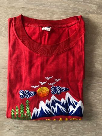 Vintage T-Shirt Kathmandu Nepal, Grösse 46, Top Zustand