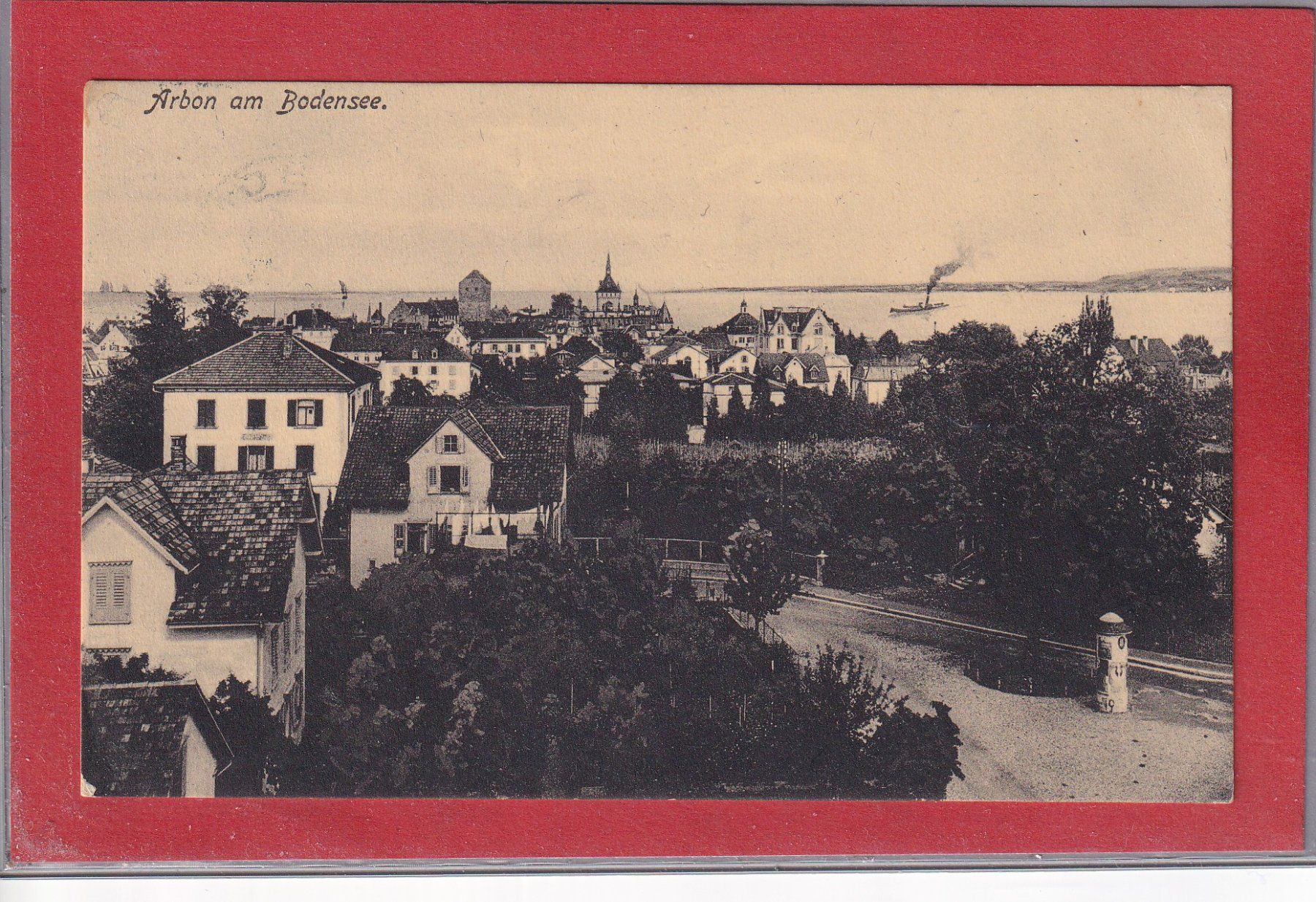 Cartoline postali: Arbon am Bodensee - 1915 – Usato da Orvin venduto da Pyaeschli
