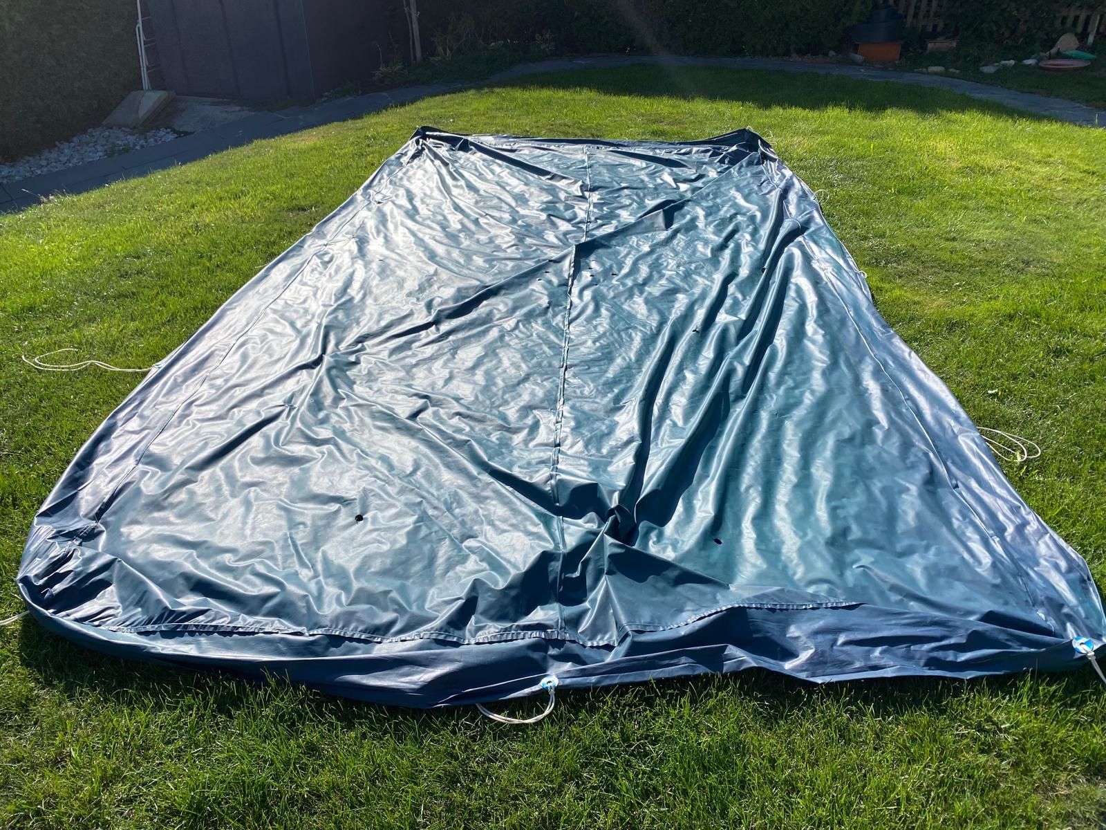 Intex Schwimmbad: Rechteckiger Frame Pool mit Abdeckung gebraucht blau – Gebraucht aus Hämikon von ire_9rjk 1