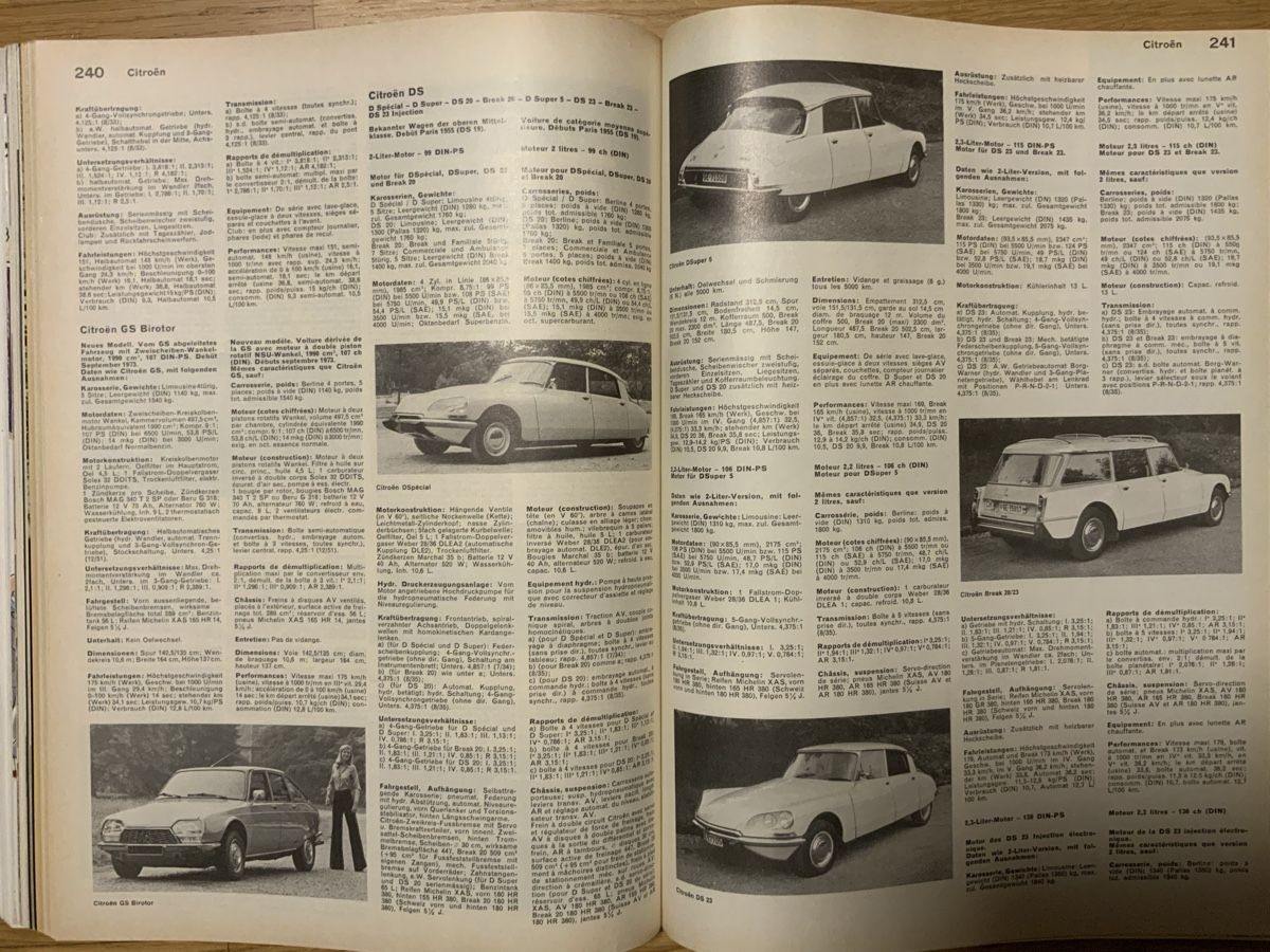 Autos: AUTOMOBIL REVUE KATALOG 1974 – Gebraucht aus Frauenfeld von CSM71 3
