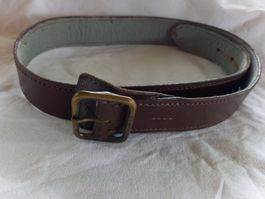 Ceinture ancienne en cuir, 100 cm