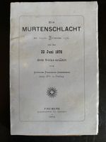 Livre sur la Bataille de Morat, édition 1876