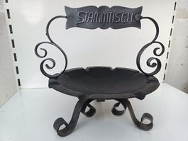 Stammtisch Aschenbecher Schmiedeeisen