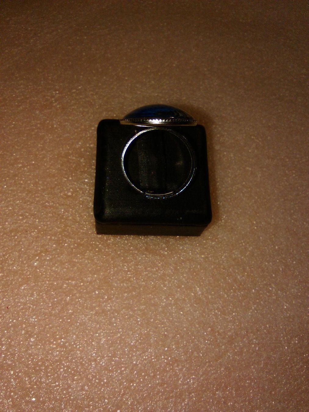 Anelli: RING EDELSTHAL,,,MIT BLAU BLUME,,,GLANZIG – Nuovo (secondo la descrizione) da Basel venduto da bijoutrie_4 3