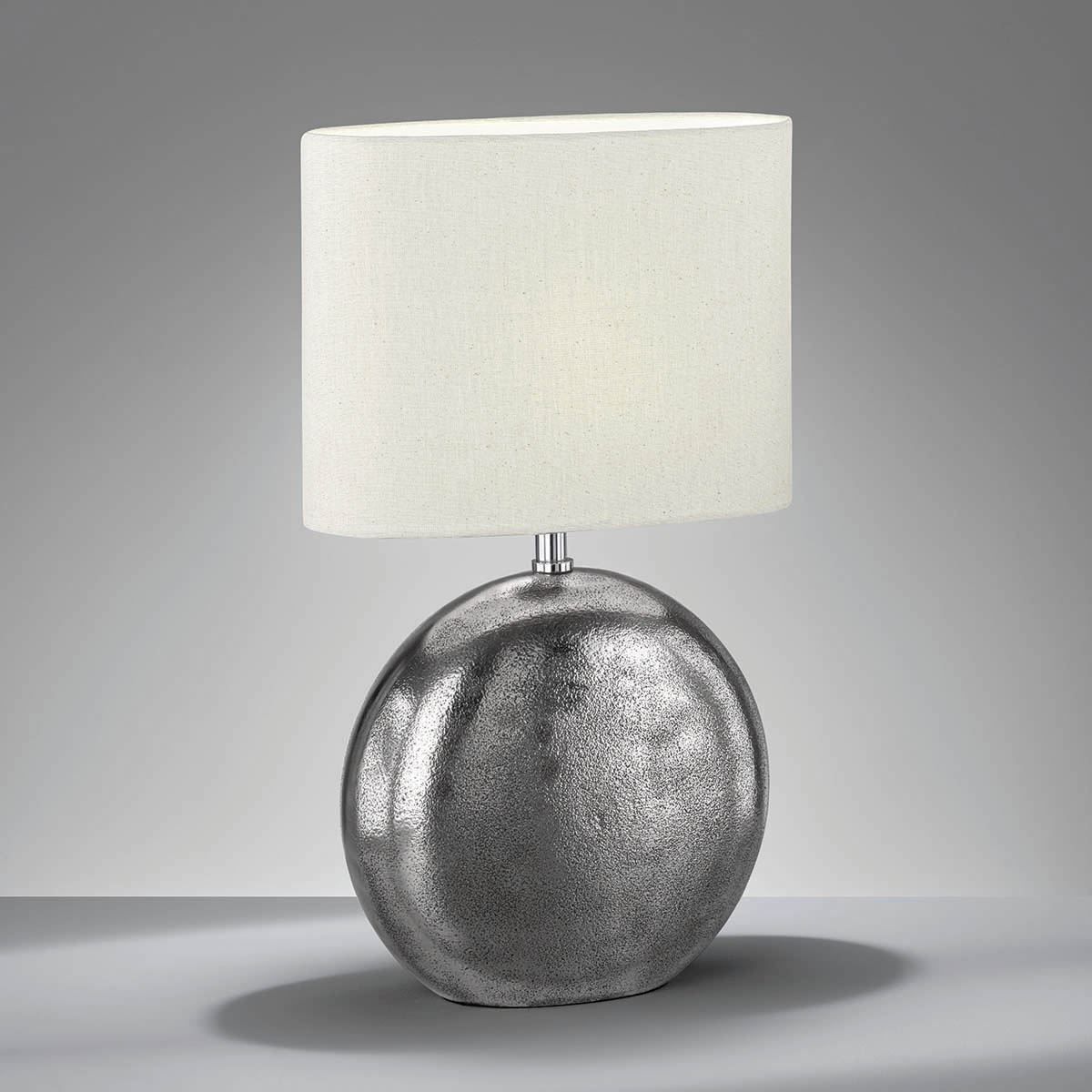Lampade: Tischleuchte, Stoffschirm, 53 cm Höhe – Nuovo (secondo la descrizione) da Kreuzlingen venduto da Smart-Light