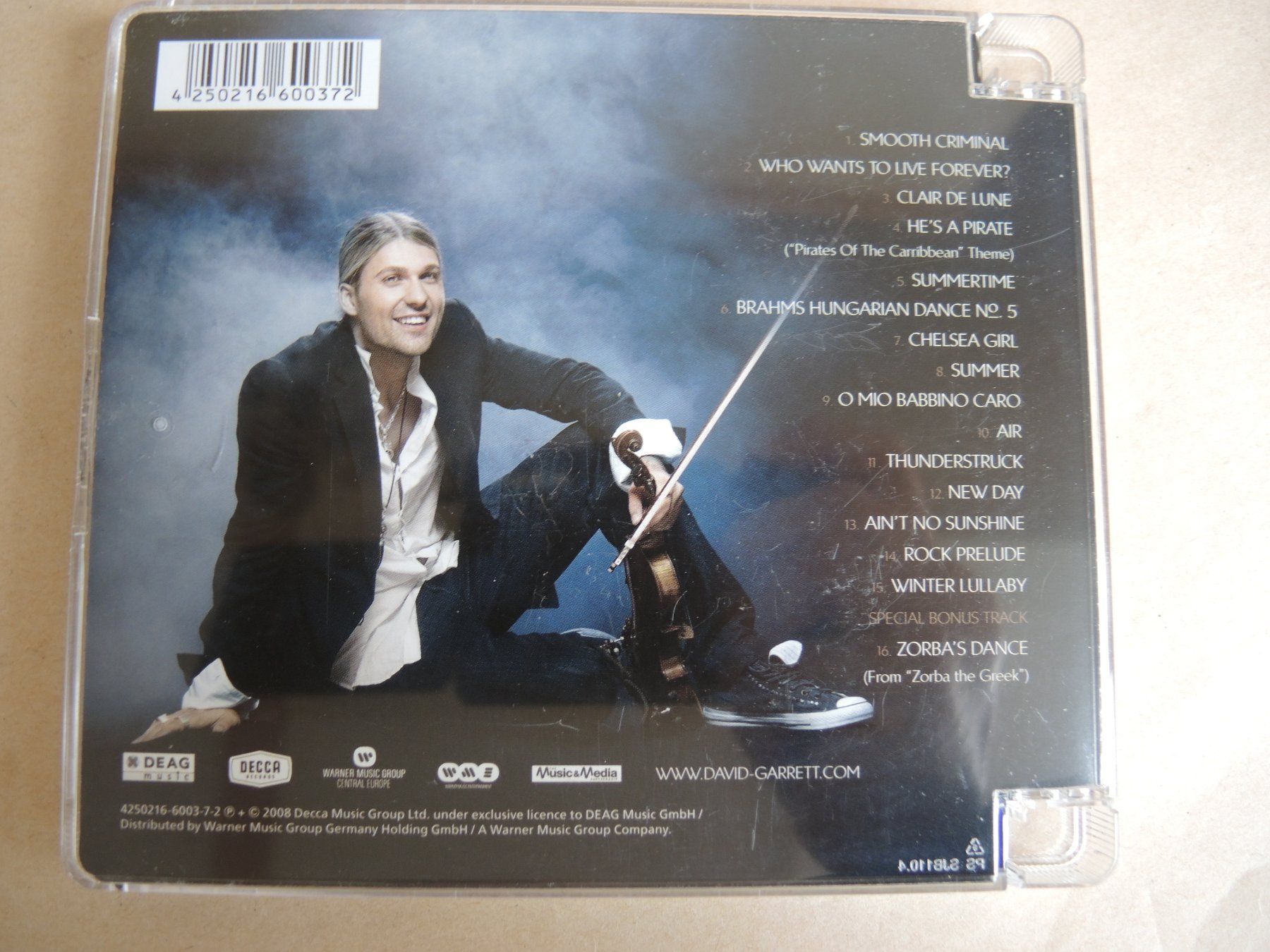 CD: CD David Garrett encore – Usato da Rorschach venduto da maeck8 2