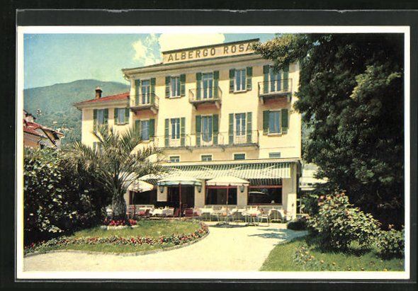 Cartoline postali: AK Locarno, Hotel Seegarten – Usato da Berlin venduto da bartko-reher