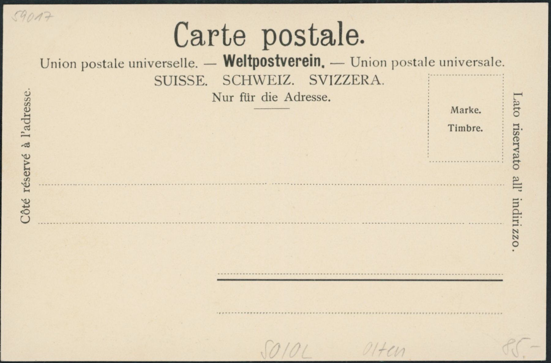 Cartoline postali: SO Olten – Nuovo (secondo la descrizione) da Schindellegi venduto da leecollect 1