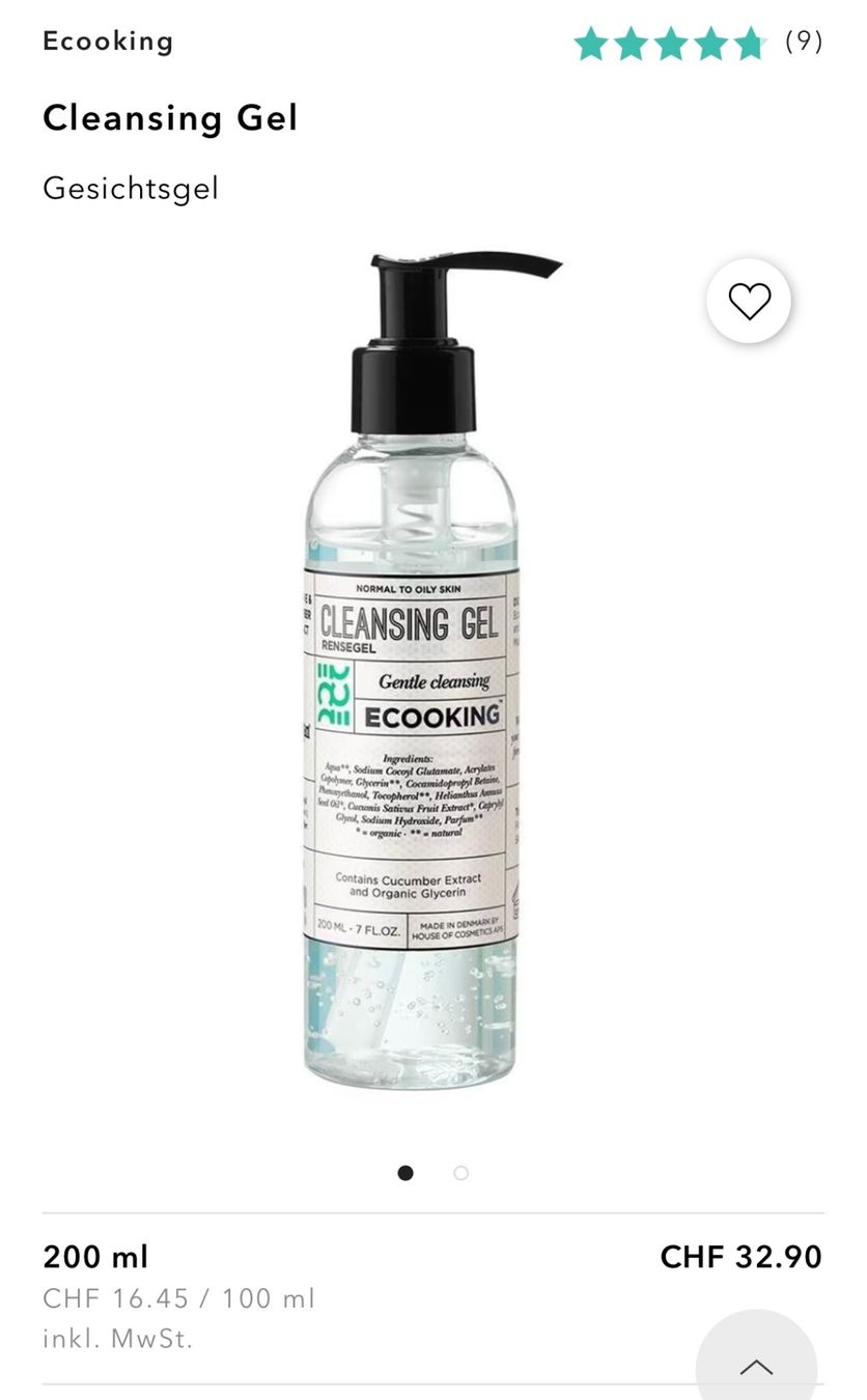 Cura del viso: Ecooking Cleansing Gel 125ml..Neu& ungebraucht – Nuovo e nell'imballaggio originale da Zürich venduto da deruja 3
