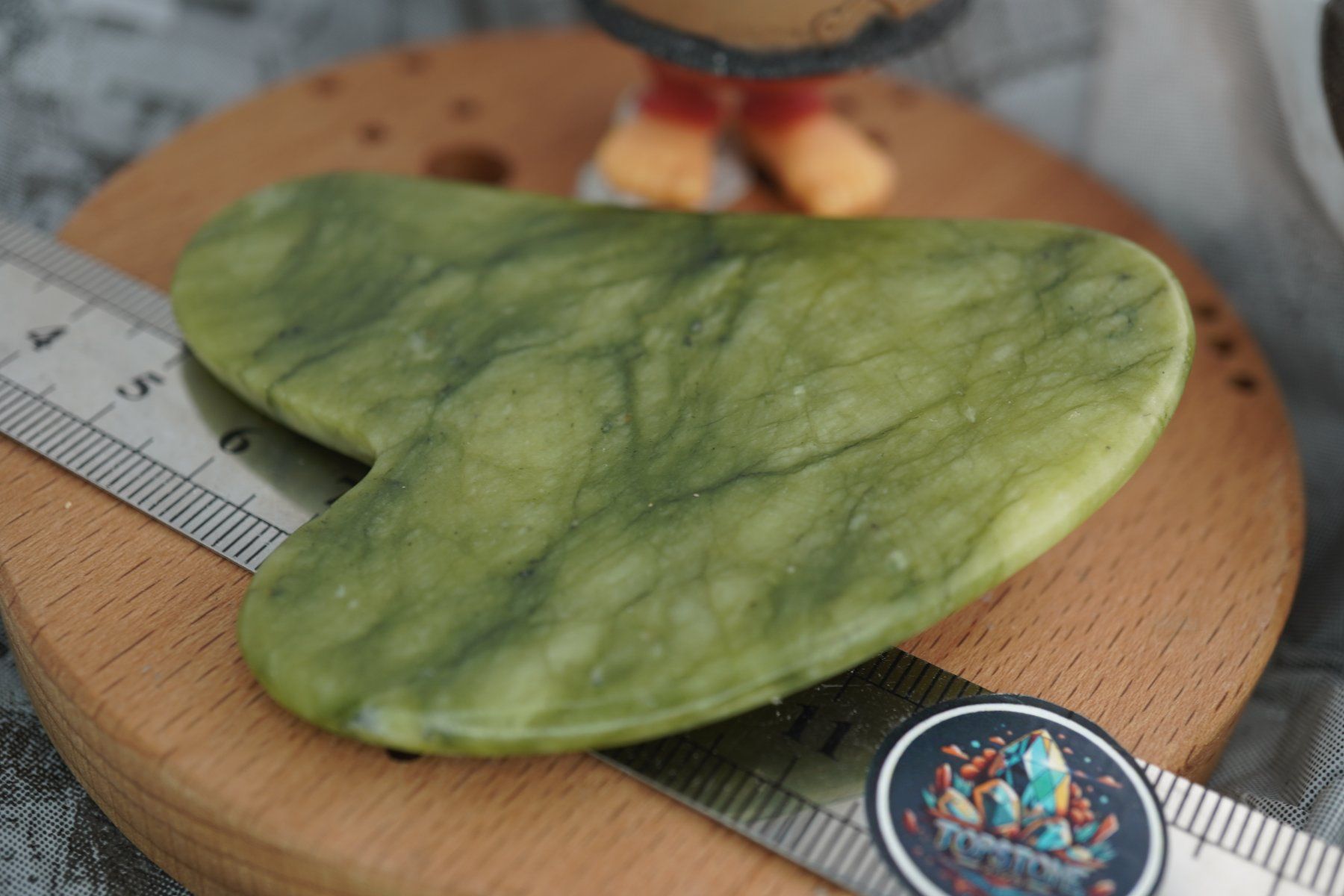 Minerali & Pietre curative: Gua Sha Massage-Stein  Nephrit Jade   ab 1.- – Nuovo e nell'imballaggio originale da Eschenbach SG venduto da topstone 6