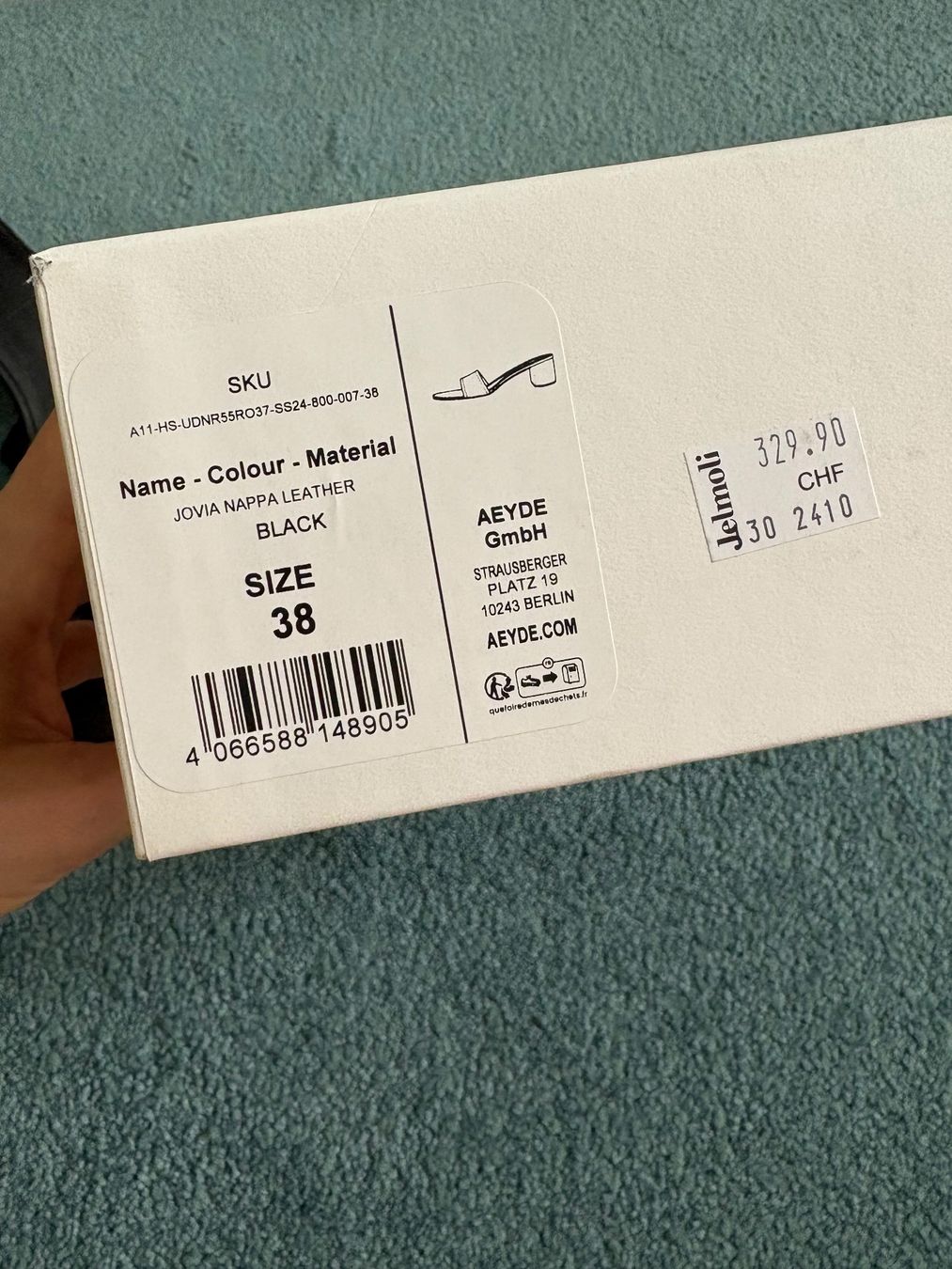 Aeyde Damenschuhe: AEYDE Jovia Nappa Leather Black – Gebraucht aus Zürich von bbbggg 7
