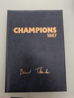 Livre Champions 1987 par Bernard Thurnheer, collector!