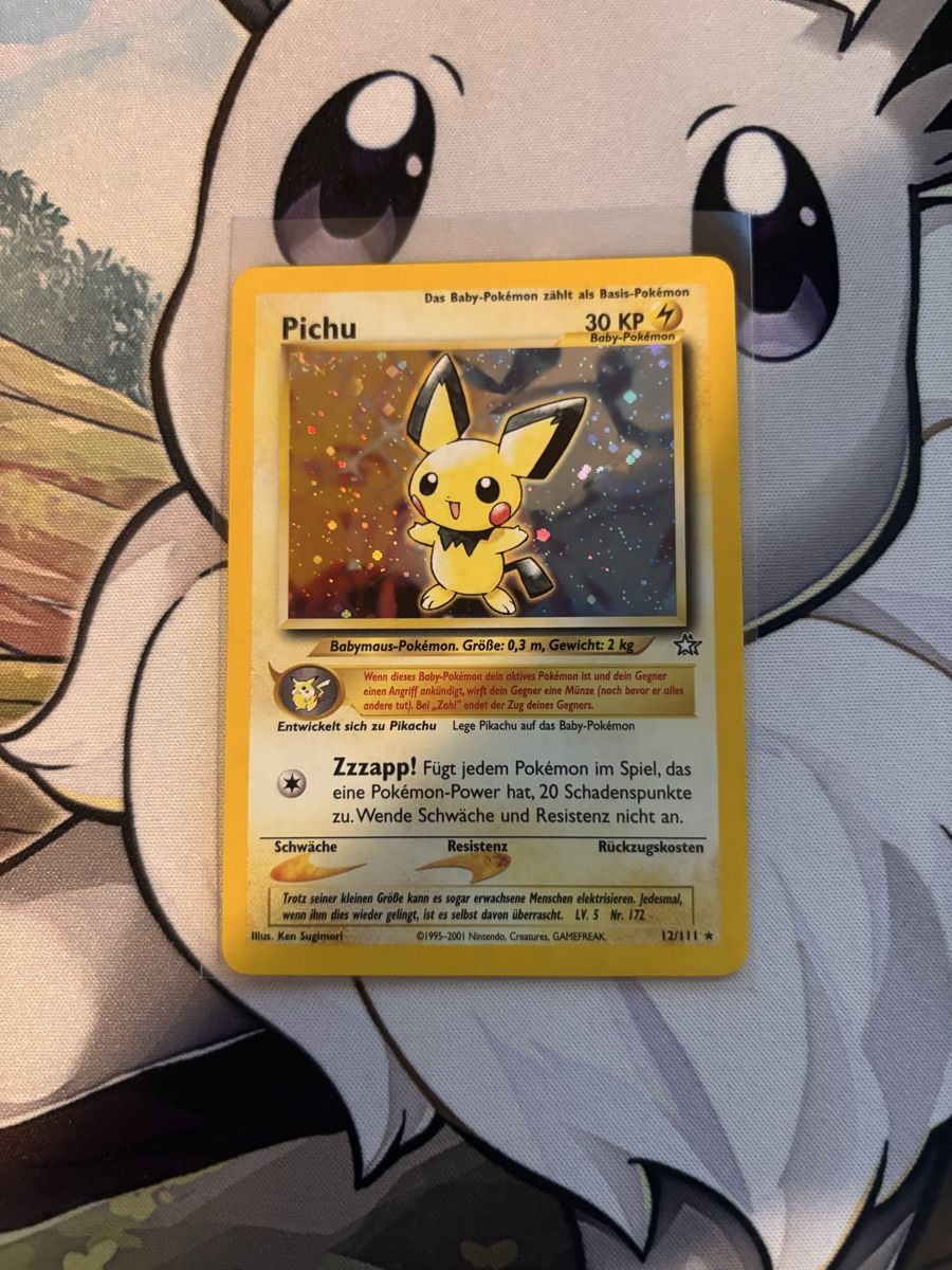 Pokémon Sammelbilder & Trading cards: Pichu (NG 12)  – Gebraucht aus Regensdorf von sam_qrg5