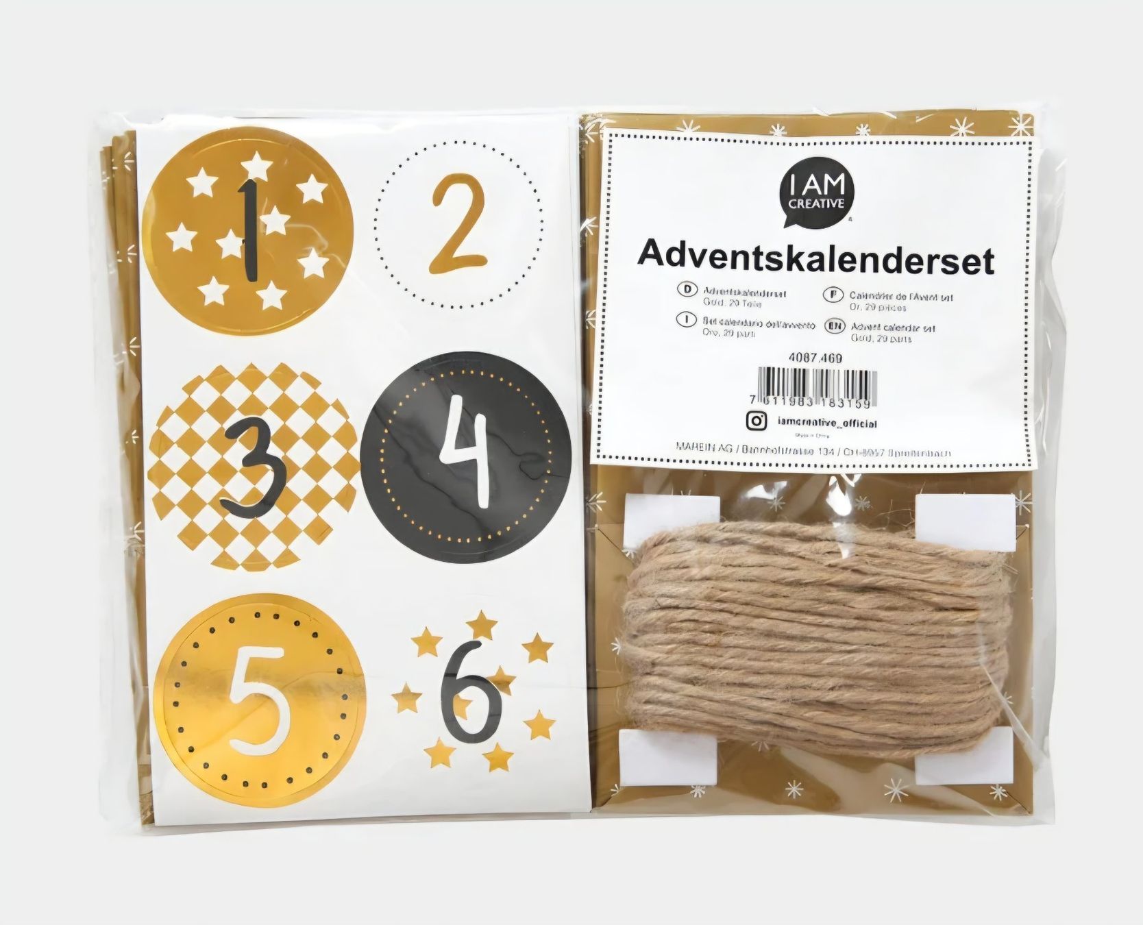 Calendari: Adventskalender Set gold Neu – Nuovo e nell'imballaggio originale da Gossau SG venduto da lad_pwg5
