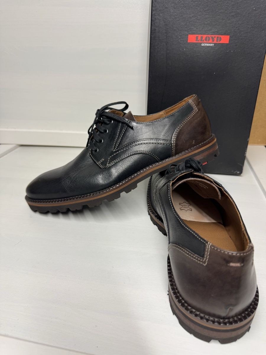 Lloyd Scarpe da uomo: Chaussures Lloyd Killy, cuir noir/ébène, taille 41! – Nuovo e nell'imballaggio originale da Brügg BE venduto da Goob 1