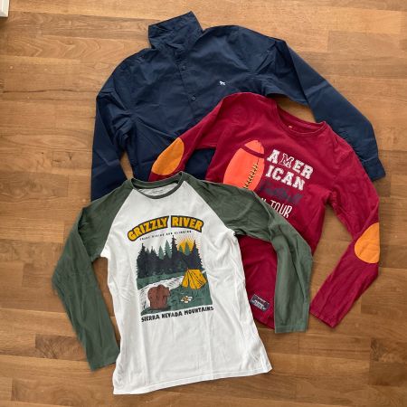 Sweatshirt-/Hemd-Paket, Gr. 158/164