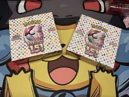 3x Pokémon 151- Display  (Japanisch) – Neu & OVP
