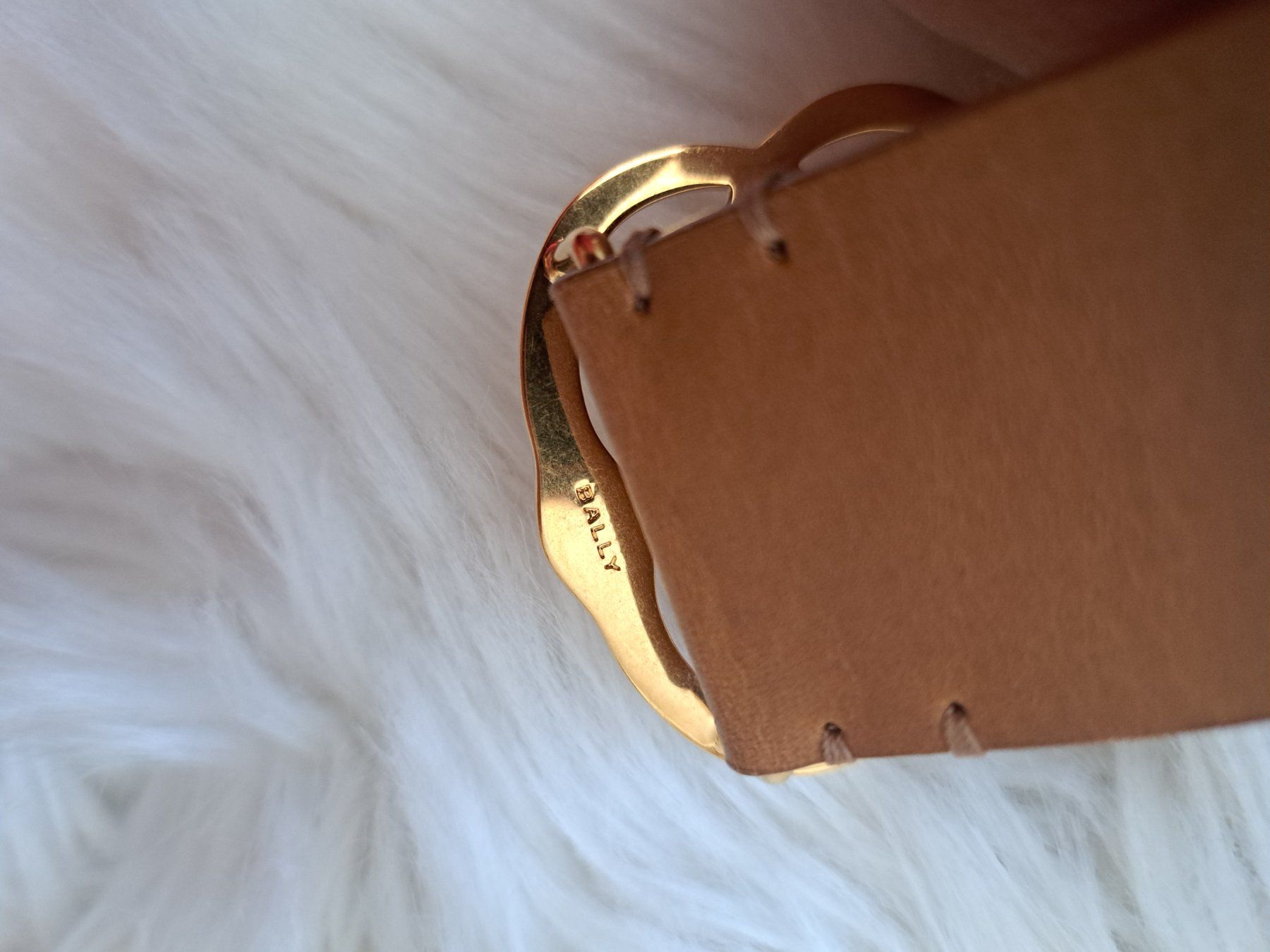Cinture: Bally Gürtel mit goldener Schnalle – Usato da Saas Grund venduto da IvanaXY 3