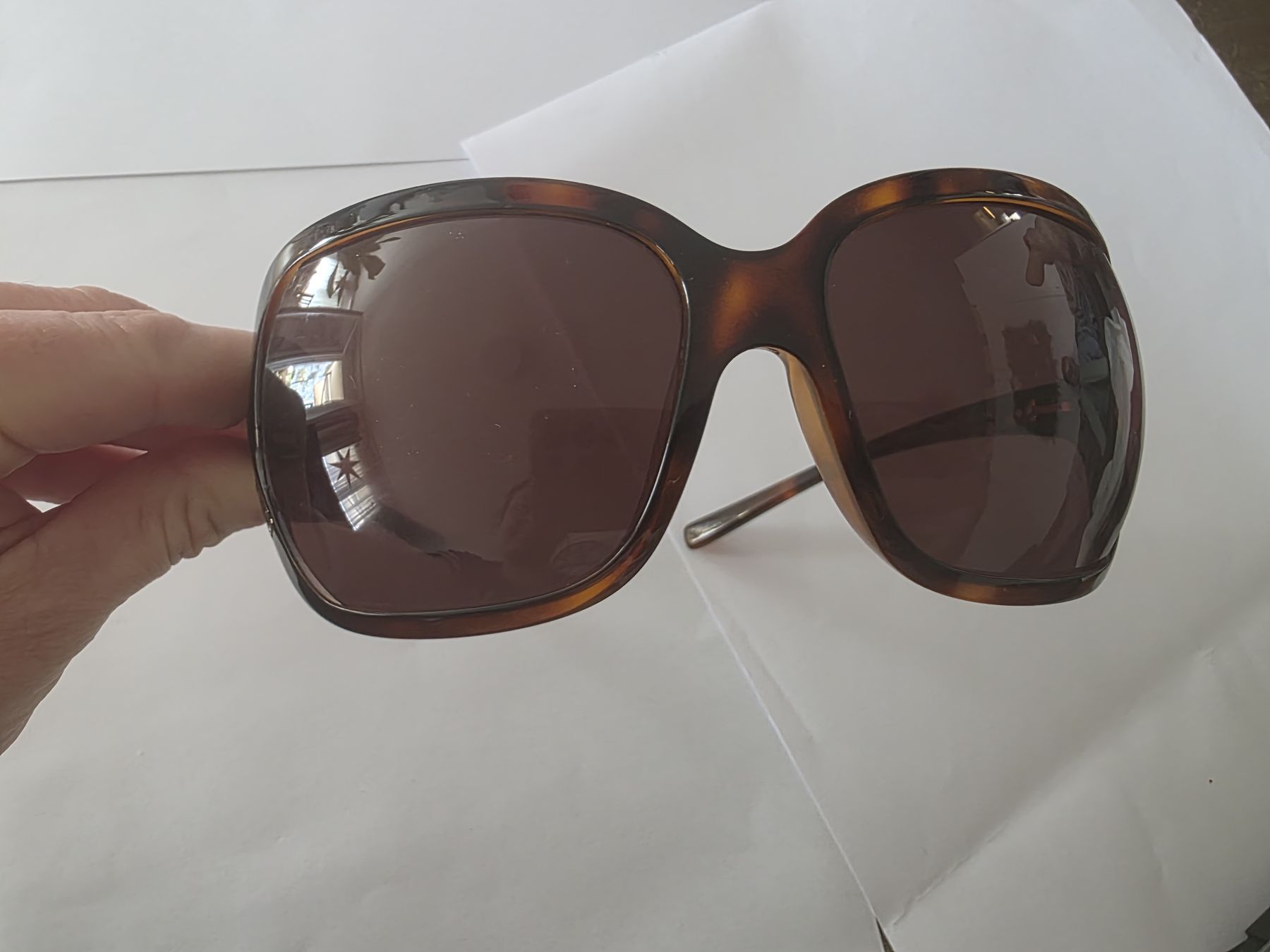Versace Occhiali & Lenti: Versace Sonnenbrille, braun gemustert, Mod4114 – Usato da Horw venduto da Zedy01 3