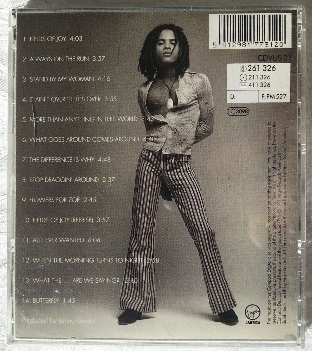 CD: CD LENNY KRAVITZ - MAMA SAID, Soft Rock 1991 – Usato da Oberriet SG venduto da ganesh435 1