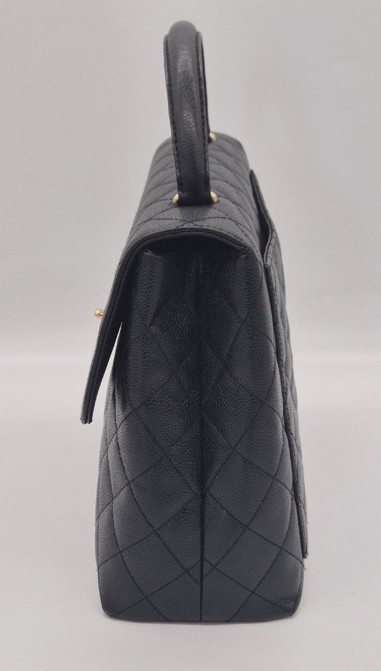 Chanel Taschen: Wunderschöne CHANEL Timeless / Classic Flap mit Top Handle – Gebraucht aus Chiasso von MCLuxuryCreations 4