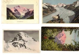 Jungfraujoch Jungfrau Berge Berner Kühe Ziegen Geissen 6 AK