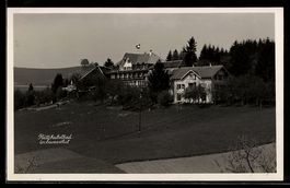 AK Walkringen, Rüttihubelbad im Emmenthal, Häuser am Waldran