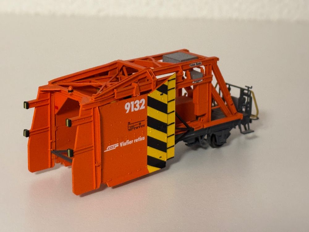 BEMO RhB Schneeräumer 1:87 BEMO RhB Xk 9132 Schneeräumer Metall Collection, neu (Neu