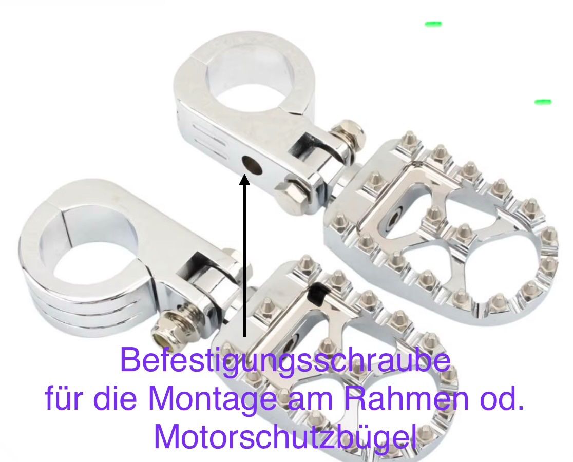 Tutti i ricambio per moto: Fussrasten NEU – Nuovo (secondo la descrizione) da Schaffhausen venduto da MotoSH