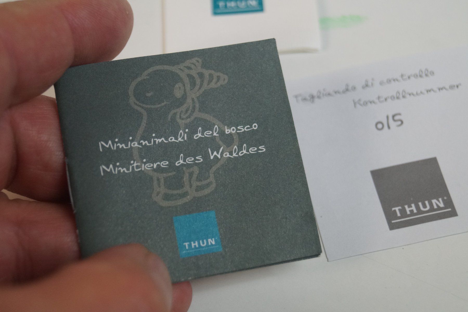 Figuren: THUN Eule mit Originalverpackung "Minitiere des Waldes" – Gebraucht aus Härkingen von sammelbecken 5