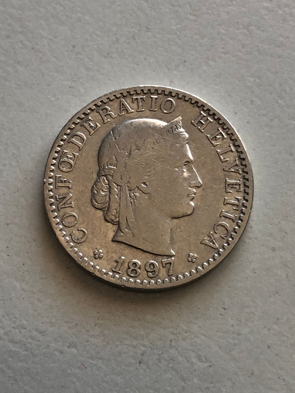 Tutti le monete: 20 Rp. 1897 – Usato da Schötz venduto da Odpa