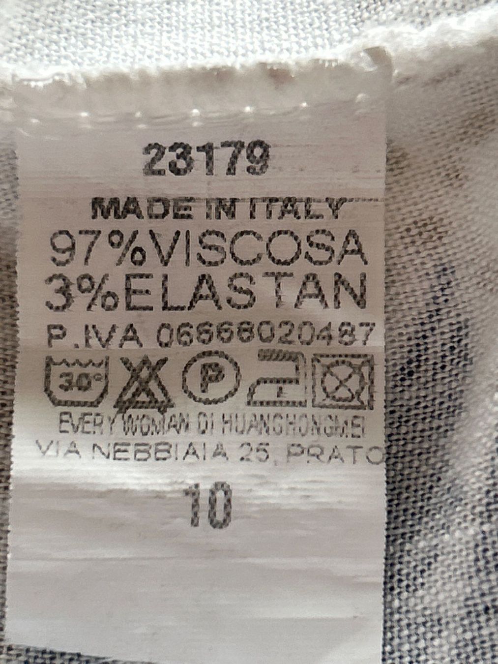 Vestiti: Sommerkleid weiss mit Palmenprint – Usato da Brunnen venduto da Nala2929 6