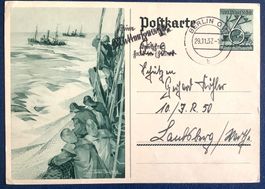 1937 Deutsches Reich Postkarte Winterhilfswerk