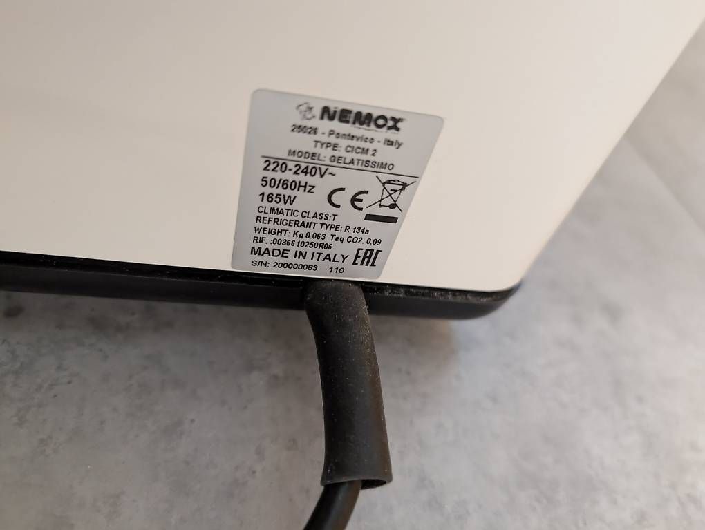 Elettrodomestici da cucina: Machine à glace Gelatissimo Nemox – Usato da Etagnières venduto da sav_lwd5 2