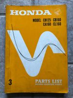 Honda CB 125 , CA 160 , CB 160 , CL 160