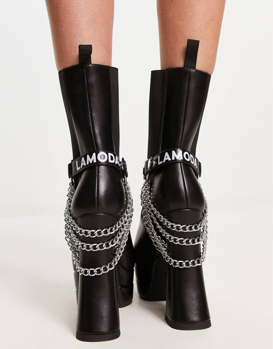 Damenschuhe: LAMODA Plateaustiefelette – Neu und originalverpackt aus Zürich von luxuryoutlet1 6