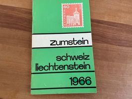 Schweiz/Liechtenstein Zumstein Katalögli