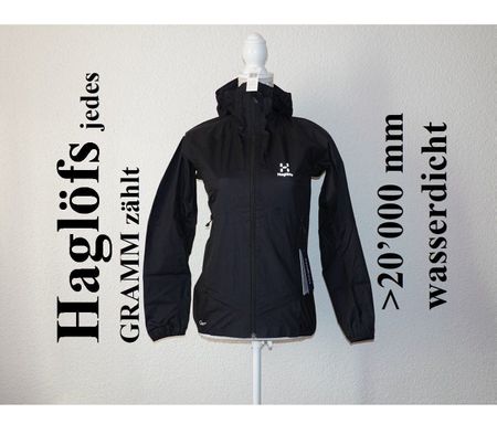 XS NEU 230Fr Haglöfs Wanderjacke Regenjacke Windjacke LEICHT