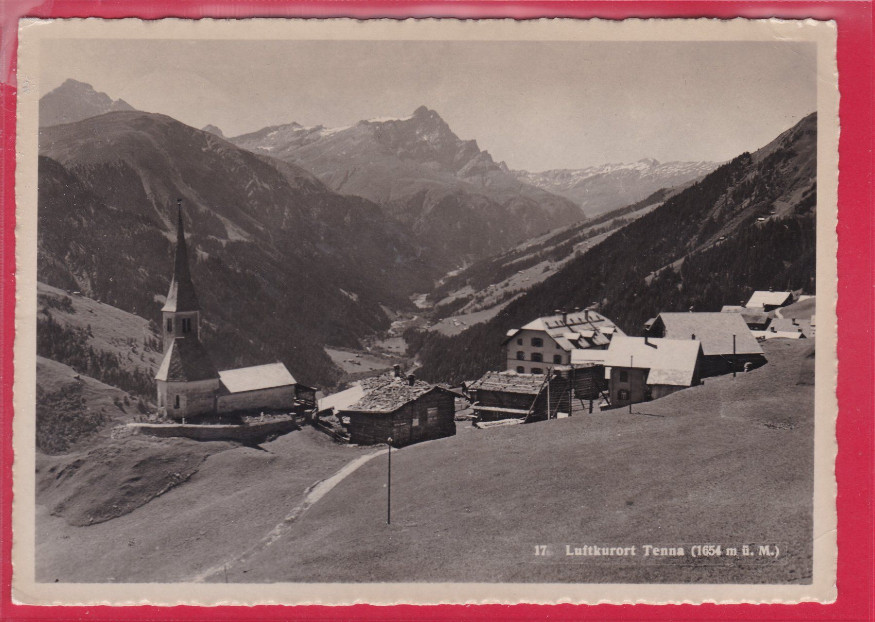 Cartoline postali: LUFTKURORT TENNA 1654m – Usato da Oberrieden venduto da Gebirgsstelze