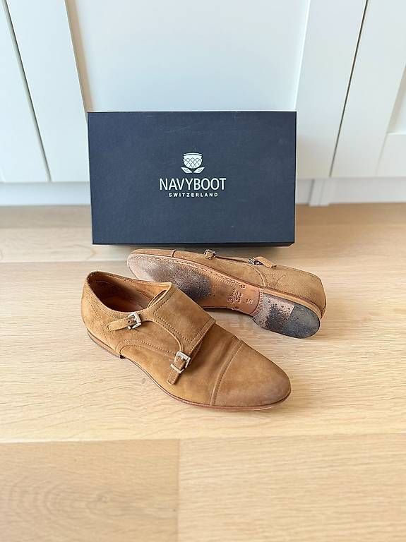 Scarpe da uomo: Business Slipper von Navyboot, cognac braun – Usato da St. Gallen venduto da Sabrinaaa 2
