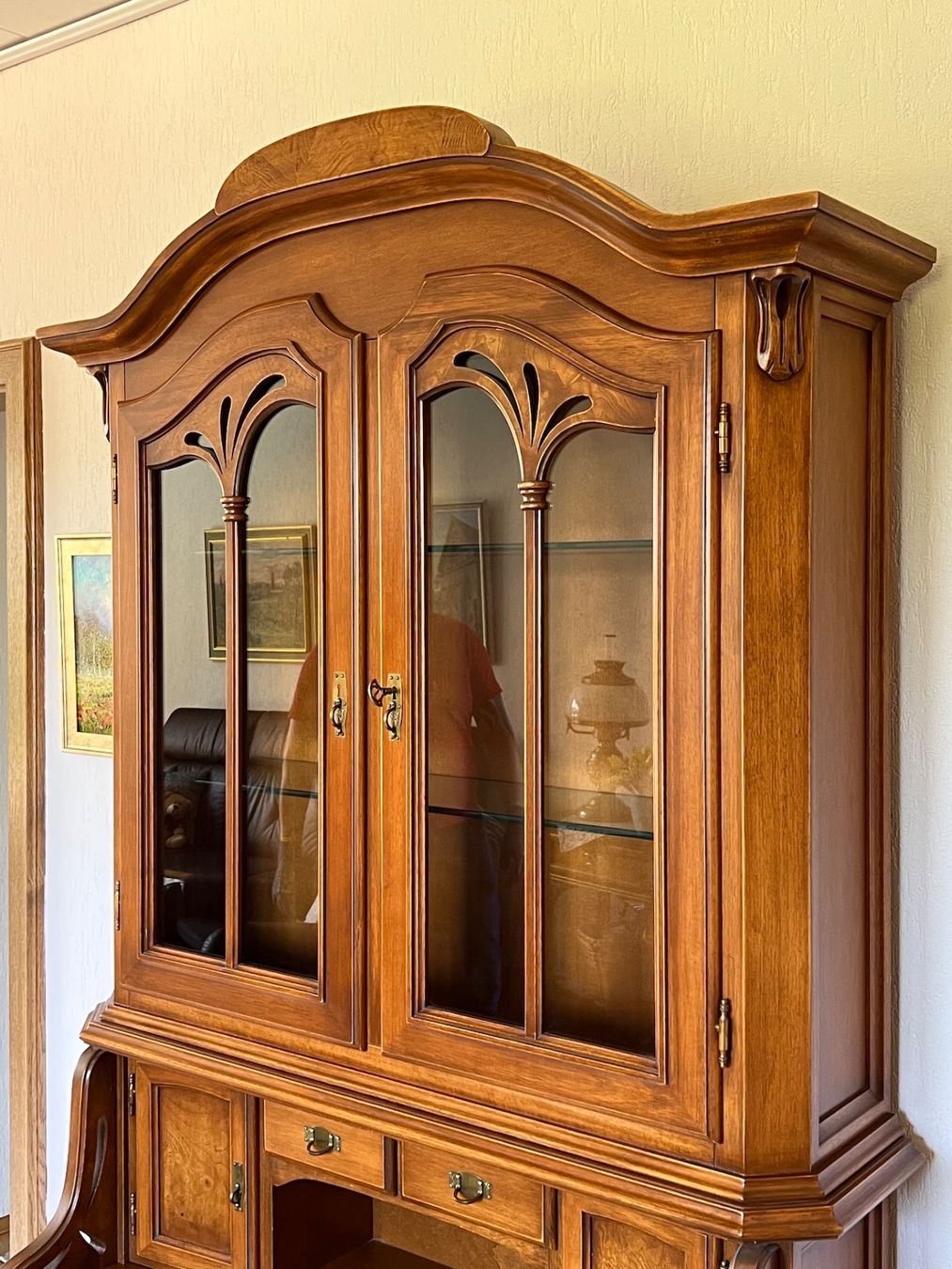 Vitrinen: Biedermeier Stilmöbel Sekretär Vitrine SELVA  + Versand – Gebraucht aus Gemünden von GEUENWALD 7