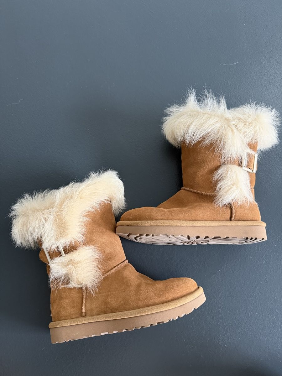 Ugg Damenschuhe: UGG Boots  braun Grösse 36 mit Fell – Gebraucht aus Killwangen von was.sharp 1
