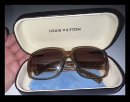 Sonnenbrille Louis Vuitton Damen braun guter Zustand