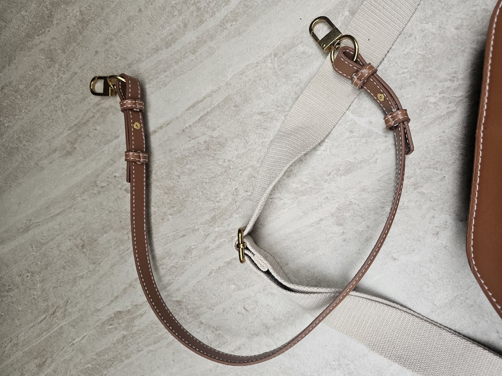 Zara Borse da donna: Braune hochwertige Kunstleder-Umhängetasche ZARA – Nuovo (secondo la descrizione) da Bern venduto da Oscarella 3