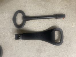Micro Scooter Schubstange und Griff - Top Zustand!