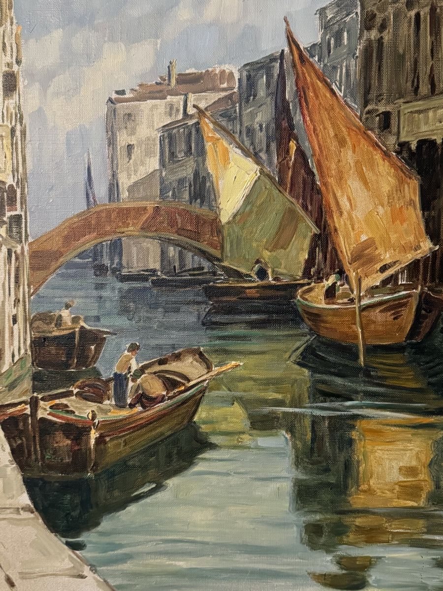 Dipinti: Oelgemälde Willy Monnier 1909 - 1981 – Usato da Mezzovico venduto da bauhaus70 2